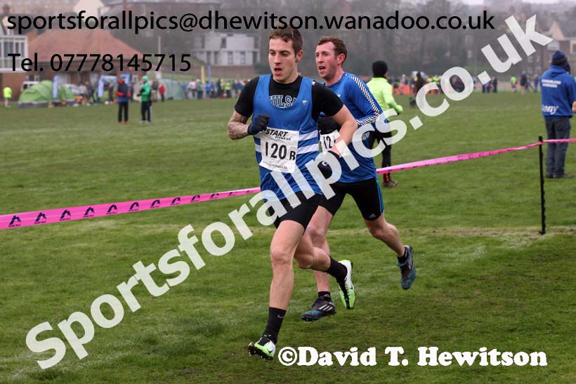 Senior men, Durham Cathedral Cross Country Relays. Photo: David T. Hewitson/Sports for All Pics